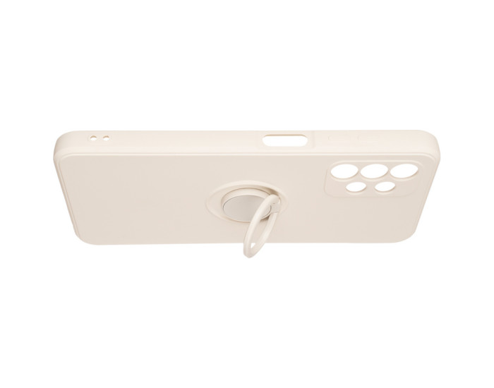 Чохол-силікон Gelius Ring Case Samsung A135/A137, A13 4G Ivory White