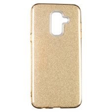 Чехол-силикон Remax Glitter Samsung J610 J6 Plus - 2018 Gold