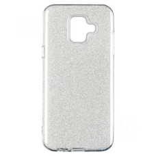 Чехол-силикон Remax Glitter Samsung J610 J6 Plus - 2018 Silver