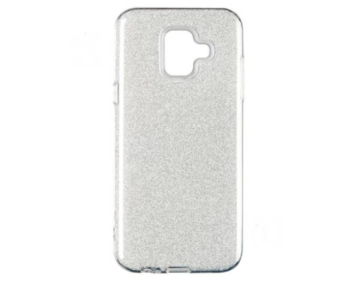 Чехол-силикон Remax Glitter Samsung J610 J6 Plus - 2018 Silver