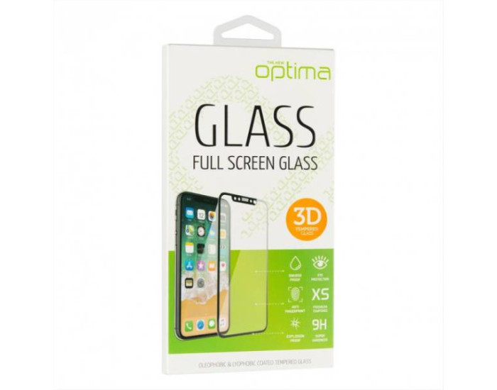 Защитное стекло Optima 3D Samsung A415 A41, Black