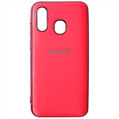 Чехол-силикон Soft Glass Samsung A405 A40 Coral