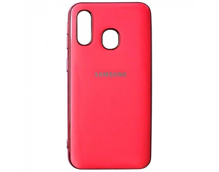 Чохол-силікон Soft Glass Samsung A405 A40 Coral