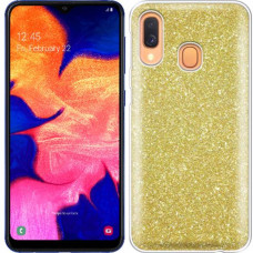 Чехол-силикон Twins Samsung A405 A40 Gold