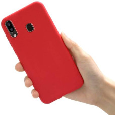 Чехол-силикон Twins Samsung M205 M20 Red