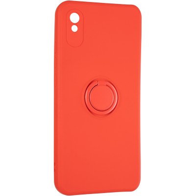 Чохол-силікон Gelius Ring Holder Case Xiaomi Redmi 9A Red