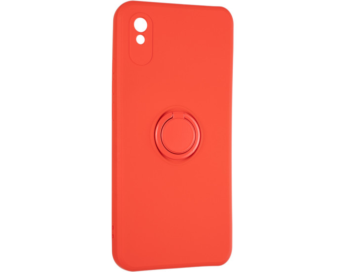 Чохол-силікон Gelius Ring Holder Case Xiaomi Redmi 9A Red