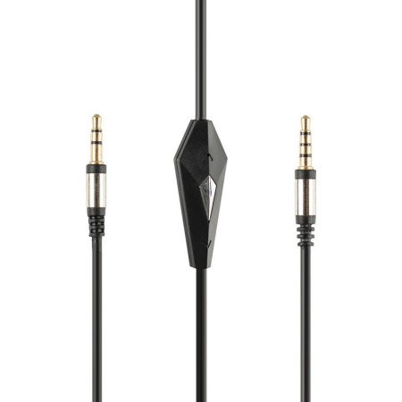 Кабель 3,5"-3.5" 1m with Mic