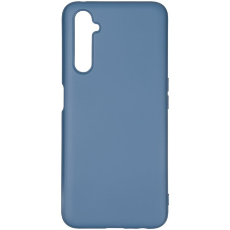 Чехол-силикон оригинал Full Soft Matte Realme 6 Pro Dark Blue (Класс А)