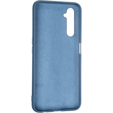 Чехол-силикон оригинал Full Soft Matte Realme 6 Pro Dark Blue (Класс А)