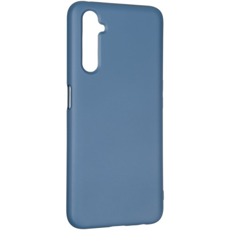 Чехол-силикон оригинал Full Soft Matte Realme 6 Pro Dark Blue (Класс А)