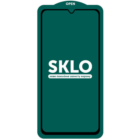 Защитное стекло SKLO Samsung A13 4G 5D,Black