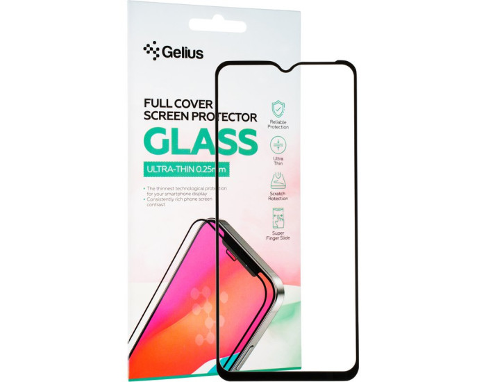 Защитное стекло Gelius Full Cover Ultra-Thin 0.25mm Samsung M336 (M33) Black