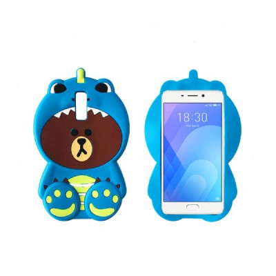 Чехол-силикон Disney Meizu M6 Note Blue Bear