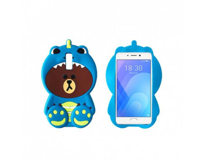 Чехол-силикон Disney Meizu M6 Note Blue Bear