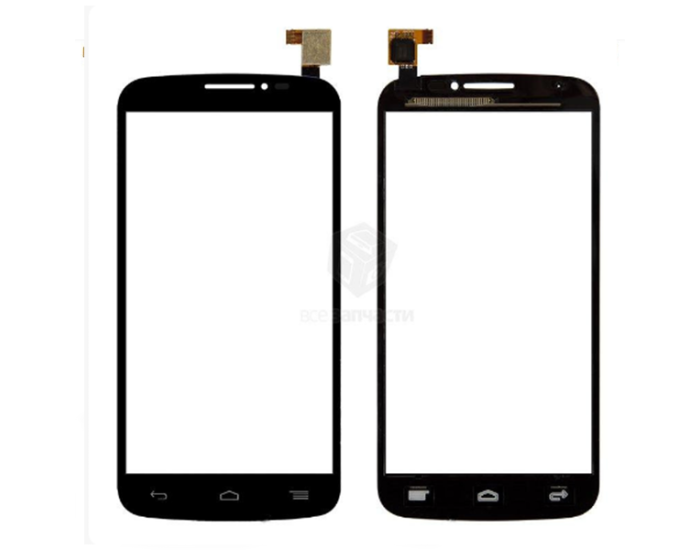 Сенсор Alcatel One Touch 7040 POP C7, One Touch 7041D POP C7, One Touch 7042, чорний