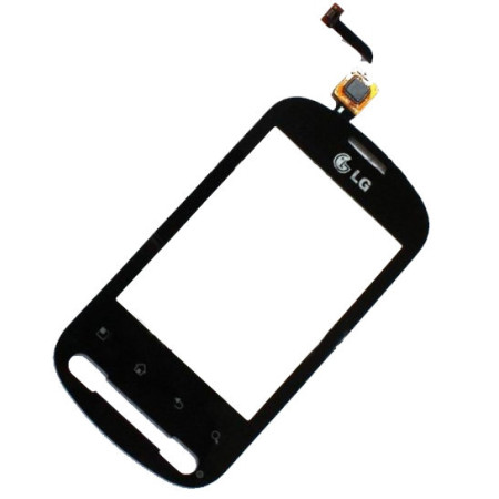 Сенсор LG P350 Optimus, черный