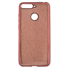 Чехол-силикон Twins Glitter Huawei Honor 7C with Pink