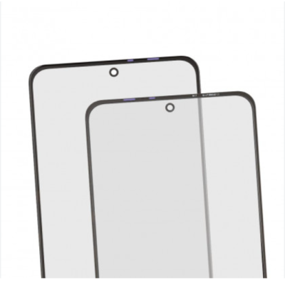 Скло фронтальне c OCA-пленкой Xiaomi Poco F3 / Poco F4 / Mi11i / Redmi K40, чорне з олефобним покриттям, оригінал