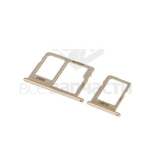 Держатель SIM-карты для Sаmsung A105 A10, черный (Класс B)