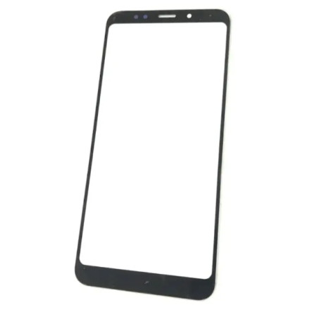 Стекло фронтальное с OCA пленкой Xiaomi Redmi 5 Plus, черное (Класс А)