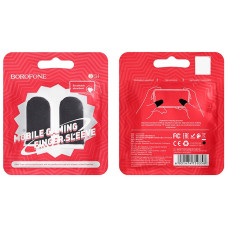 Напальчники игровые Borofone BG1 Superconducting fiber mobile game finger cots Черный