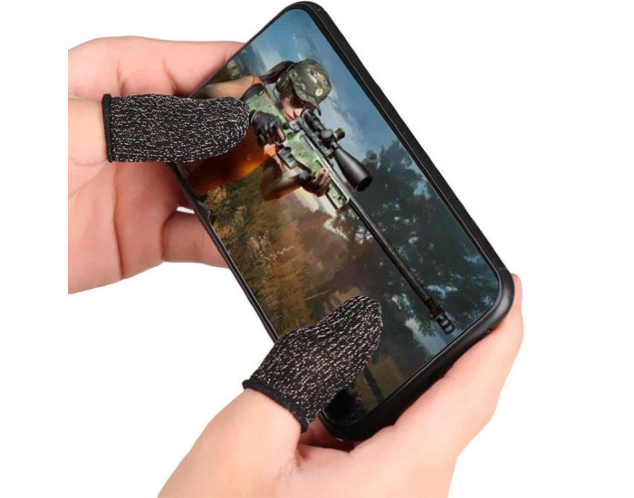 Напальчники ігрові Borofone BG1 Superconducting fiber mobile game finger cots чорний