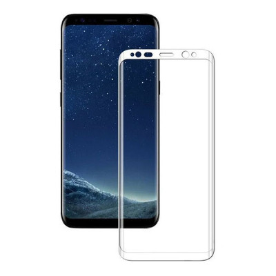 Защитное стекло Samsung J730 J7 - 2017 5D White