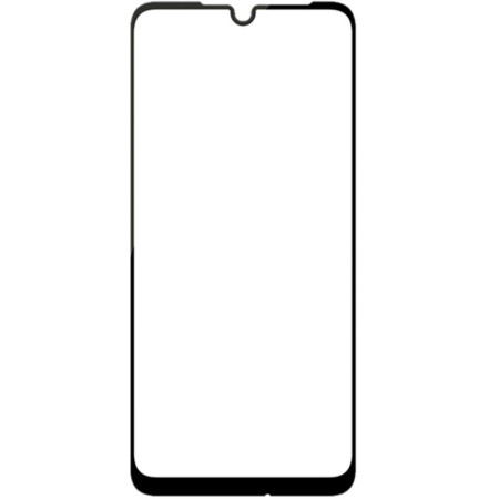 Стекло фронтальное Xiaomi Redmi Note 7, черное (Класс B)