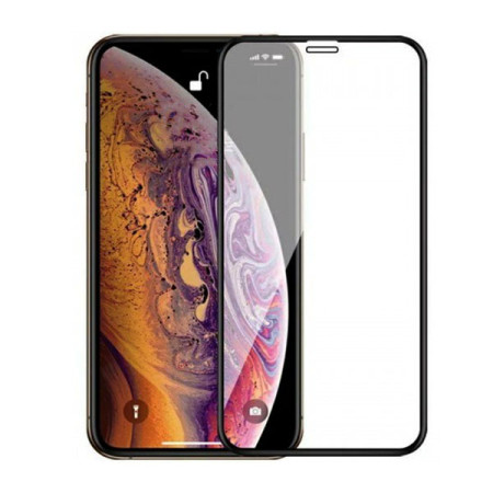 Защитное стекло iPhone ХS Max 10D Black