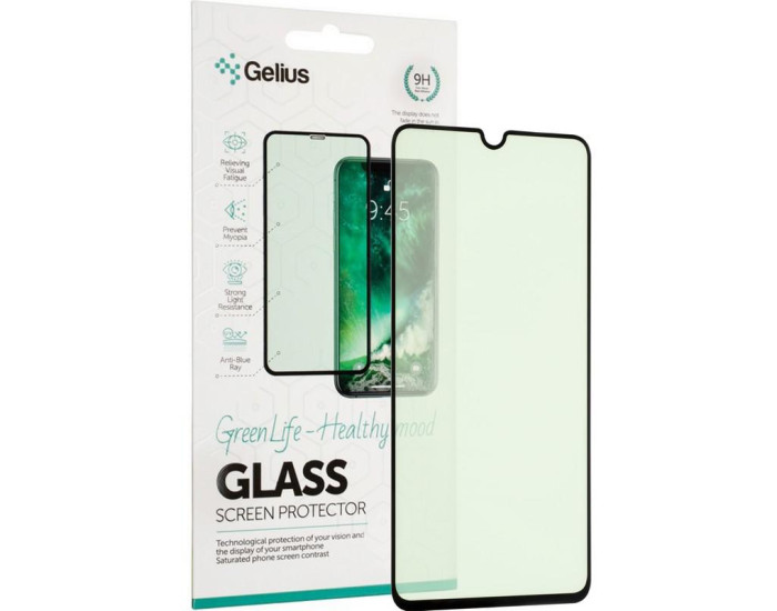 Защитное стекло Gelius Green Life Samsung A705 (A70) Black