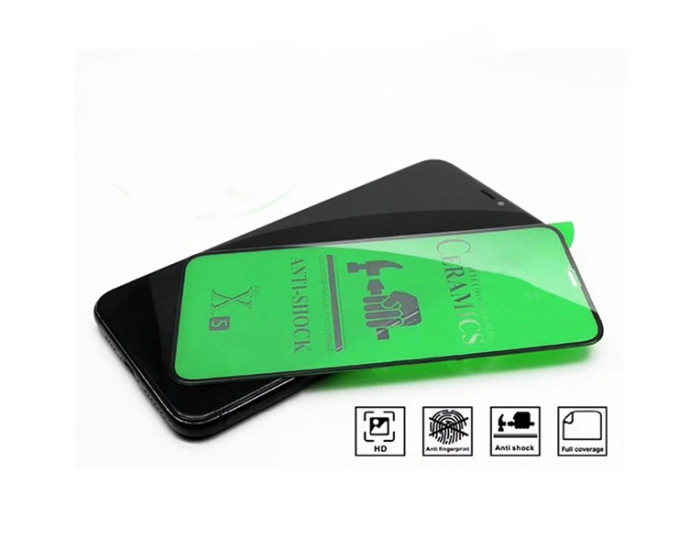 Защитное стекло (Гибкая Керамика) iPhone 7/ 8, Black