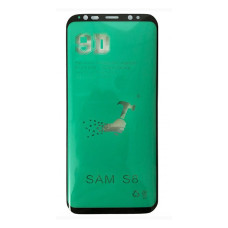 Защитное стекло 9D (Гибкая Керамика) Samsung Note 9 / Samaung A325 A32 Black (Класс B)