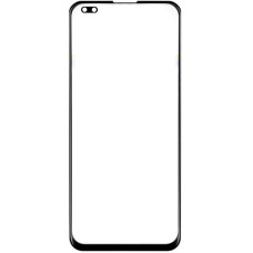 Стекло фронтальное Oppo A92S / Realme 6 Pro, черное