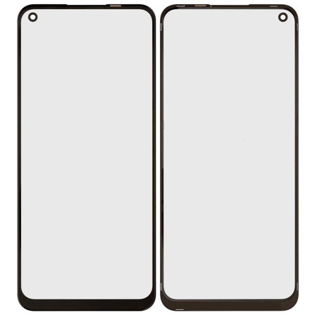 Скло фронтальне з OCA-пленкой для Oppo A53 4G/A53s/A54 4G/A32/A33/A73 5G/Realme 7i/OnePlus Nord N100, чорне