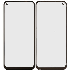 Стекло фронтальное с OCA-пленкой для Oppo A53 4G/A53s/A54 4G/A32/A33/A73 5G/Realme 7i/OnePlus Nord N100, черное (Класс B)