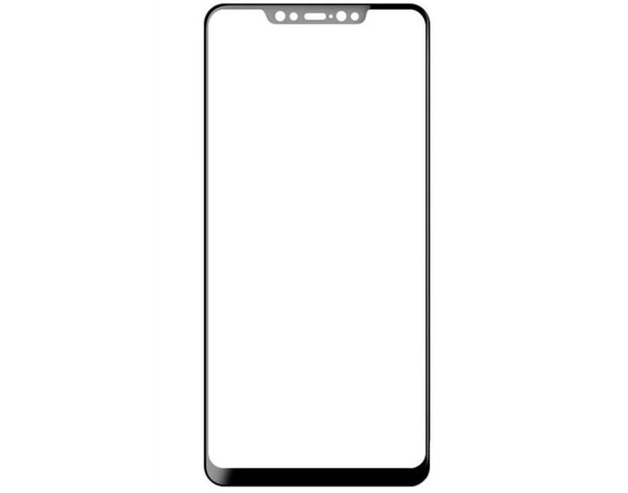 Скло фронтальне Xiaomi Mi8, чорне