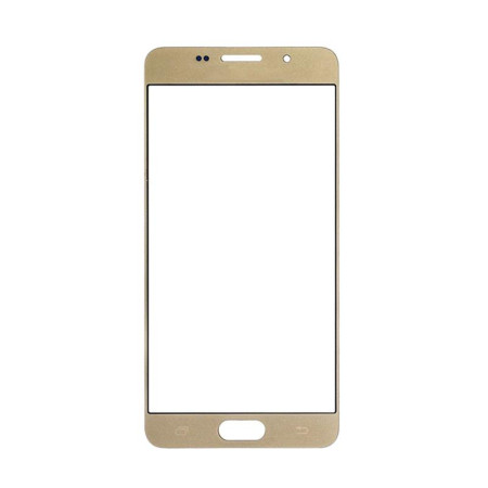 Стекло фронтальное Samsung A310F A3 2016, золотое