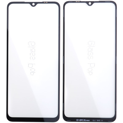 Скло фронтальне з OCA плівкою Xiaomi Redmi 10C / Poco C40, чорне