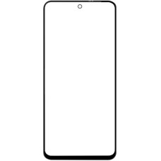 Стекло фронтальное с OCA пленкой Xiaomi Redmi Note 10 Pro 5G / Poco X3 GT, черное  (Класс B)
