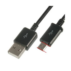 Кабель USB Long Conector (1см) MicroUSB Black