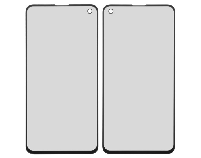 Стекло фронтальное с OCA пленкой Samsung G970 Galaxy S10e, черное
