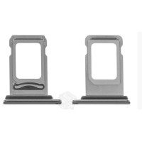 Держатель SIM-карты для iPhone XS, серебро