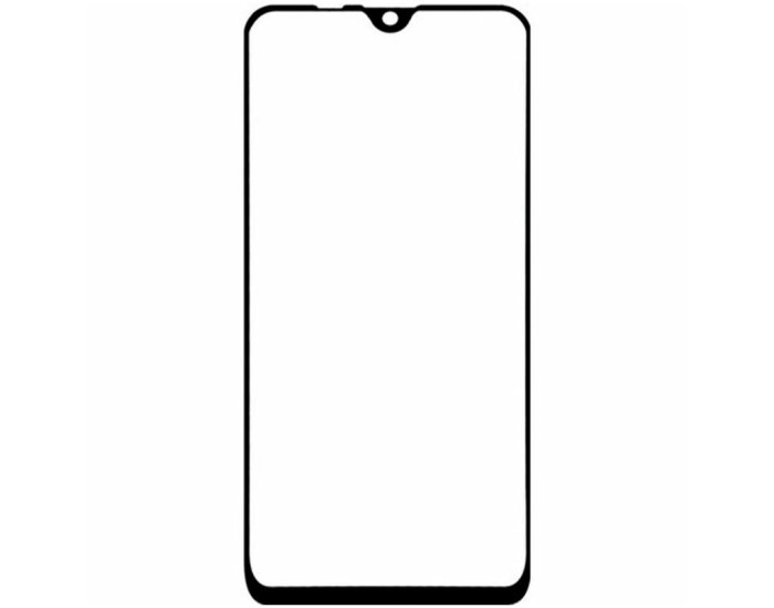 Стекло фронтальное Samsung M205F M20, черное