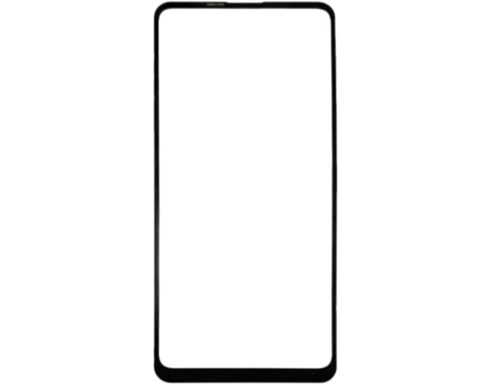 Стекло фронтальное Samsung A215 A21, черное