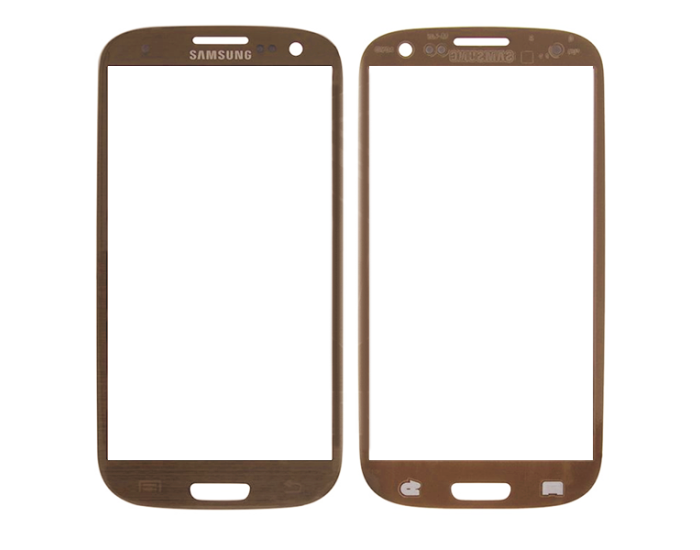 Стекло фронтальное Samsung I9300 S3, бронзовый