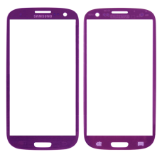 Стекло фронтальное Samsung I9300 S3, фиолетовое