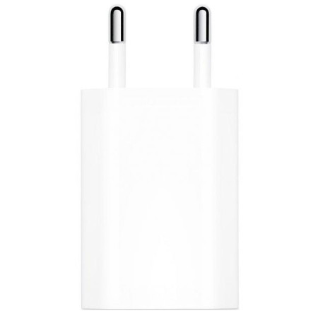 Сетевое зарядное устройство for iPhone 5 (MD813ZM/A) (тех.пак) with logo (Белый / White)