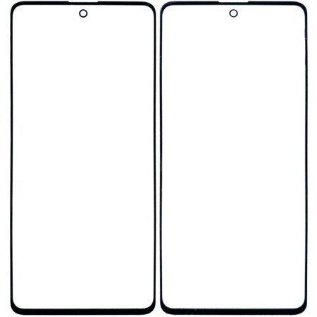 Стекло фронтальное Samsung M317F M31S, черное