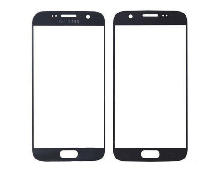 Стекло фронтальное Samsung G930 S7, синее